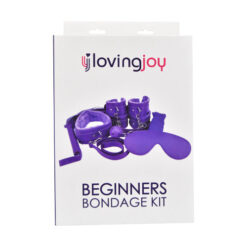loving joy beginners bondage kit purple 8 piece