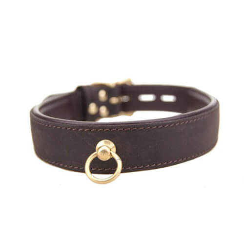 BOUND Nubuck Leather Choker with ‘O’ Ring