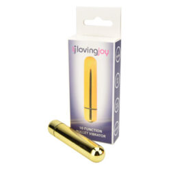 Loving Joy 10 Function Gold Bullet Vibrator1