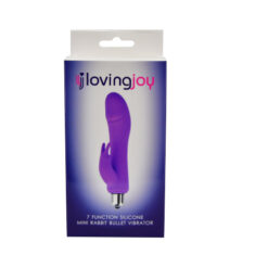 Loving Joy 7 Function Silicone Mini Rabbit Bullet Vibrator2
