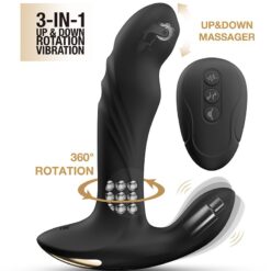 Dorcel - Multi P-Joy - Prostate Massager with Remote Control - Black