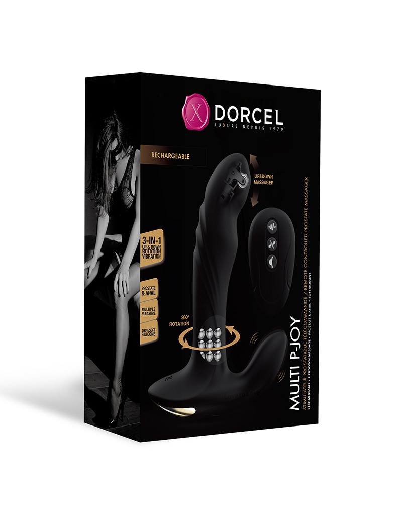 Dorcel - Multi P-Joy - Prostate Massager with Remote Control - Black2