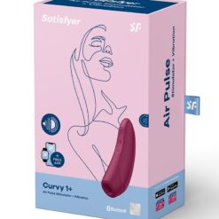 Satisfyer Curvy 1+ Rose Red, incl. Bluetooth and App2